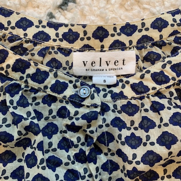 Velvet by Graham & Spencer Blouse Top Size S - Picture 4 of 6